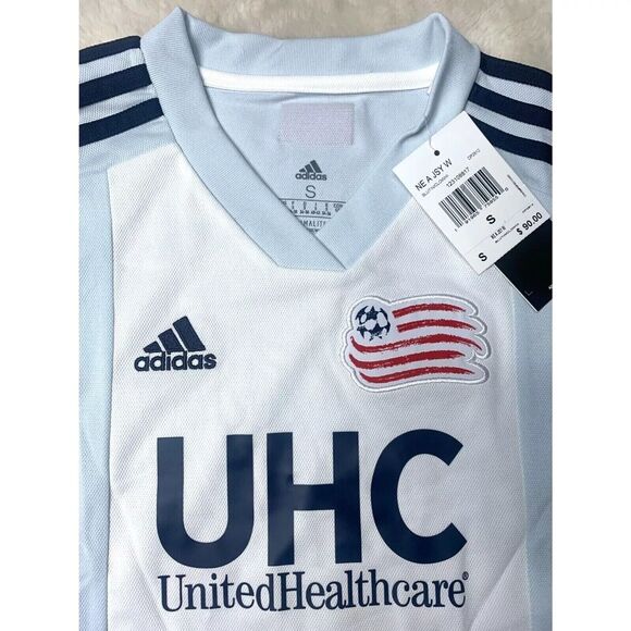 Adidas New England Revolution Women's small MLS Jersey soccer Blue White - Picture 4 of 8